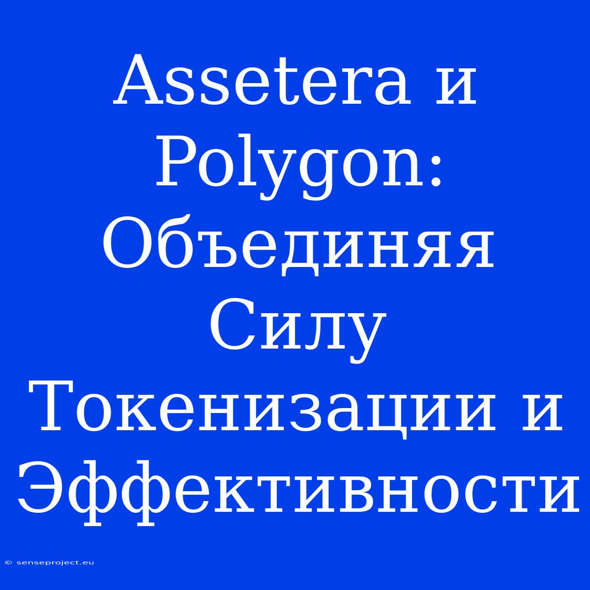 Assetera И Polygon: Объединяя Силу Токенизации И Эффективности