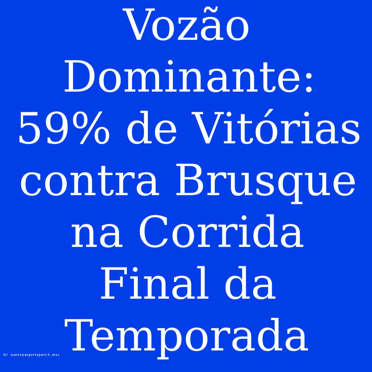 Vozão Dominante: 59% De Vitórias Contra Brusque Na Corrida Final Da Temporada